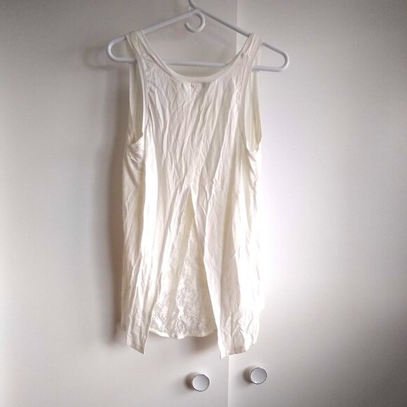 vintage y2k PJ Salvage split back lace tank top NWOT - Picture 2 of 7